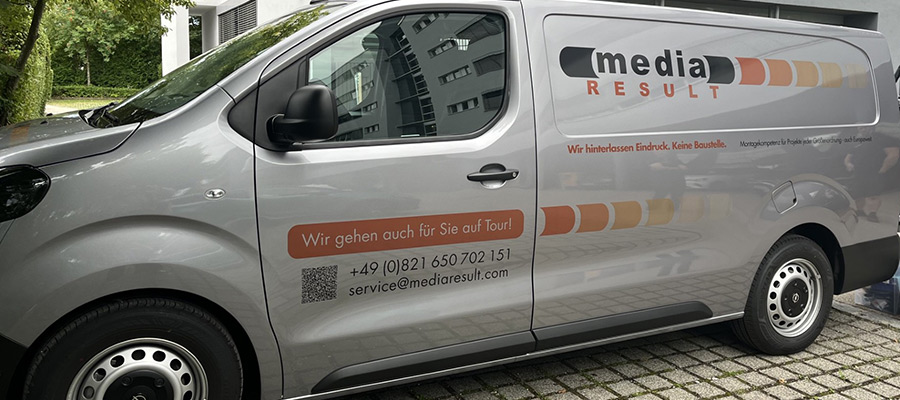 Professionelle Installation vor Ort: mit unserem Partner, der mediaRESULT GmbH
